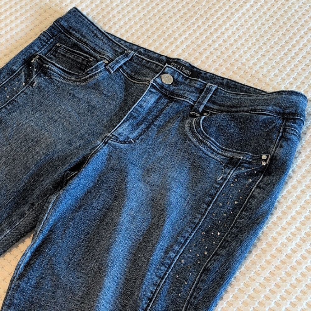 White House Black Market Slim Crop Jeans Size 12